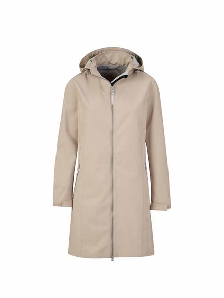 BJØRNSON Charlotta Softshell Parka - Zomerjas - Winddicht - Maat 38 - Beige