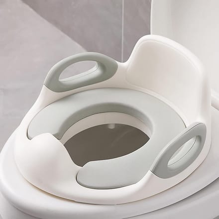 Comfortabel Kinder WC-Opzetstuk Antislip met Rugleuning