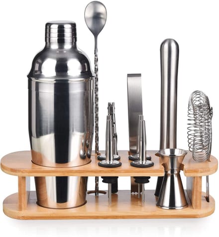 Cocktail Shaker Set - RVS Barman Kit - 750ML - inclusief recepten