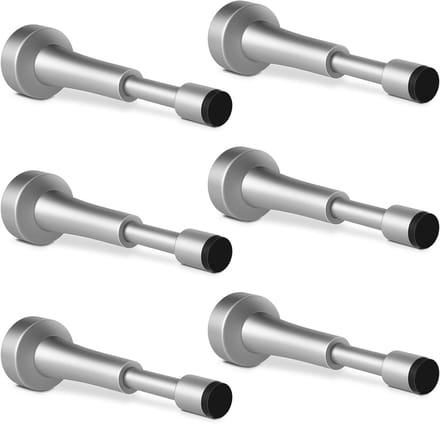 Deurstoppers - Deurdemper - Deuren Dempen - Hydraulische Schokabsorptie - 11 cm Hoog - Zilver