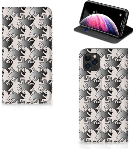 Apple iPhone 11 Pro Max Hoesje maken Salamander Grey