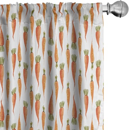 ABAKUHAUS Gordijnen Geometrisch – 2x75x175 cm – Microvezel – Khaki