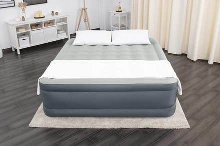 Duurzaam Luchtmatras met Ingebouwde Pomp - 22" Verhoogd Luchtbed met USB Oplader