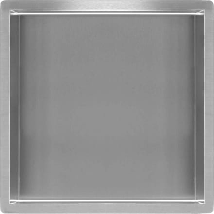 Saqu Shine inbouwnis 30x7x30cm RVS