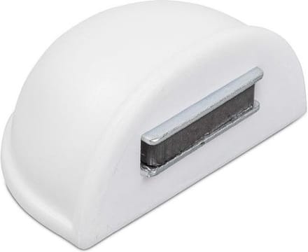 Deurstopper met magneet - wit 48x25mm