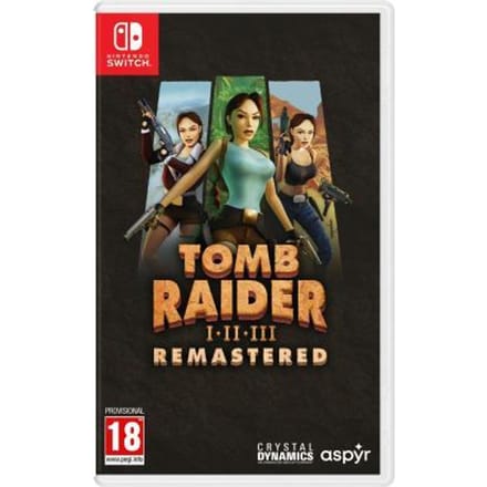 Tomb Raider I-III Remastered Starring Lara Croft - Switch