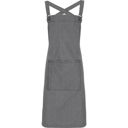 Premier Cross Back Barista Slabberschort (Grijze Denim)