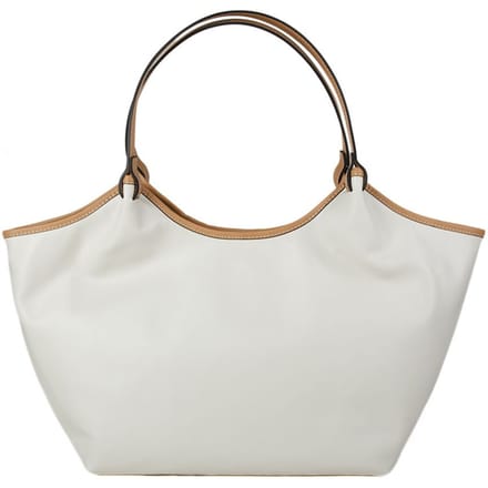 Giulia Monti Schoudertas Licht Beige Licht Bruin