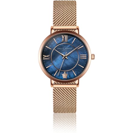 Dameshorloge Amelia Parker Petite Blue Mesh