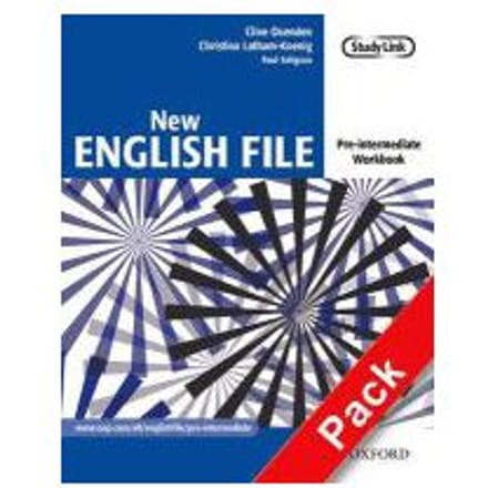 New English File: Pre-Intermediate: Workbook With Key And Multirom Pack - Oxenden, Clive