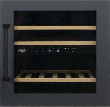 Boretti MLWC60AN Wijnklimaatkast inbouw 60cm, 2 zones, 28 flessen, AN