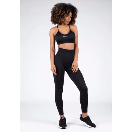 Gorilla Wear Quincy Seamless Sportbeha - Zwart - S/M