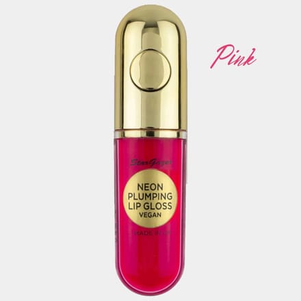 Stargazer | Neon Plumping Lip Gloss Pink - Vegan