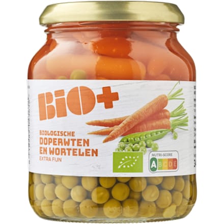 Doperwten en wortelen
