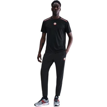 Nike Heren-T-shirt met zeshoekig logo (Zwart)