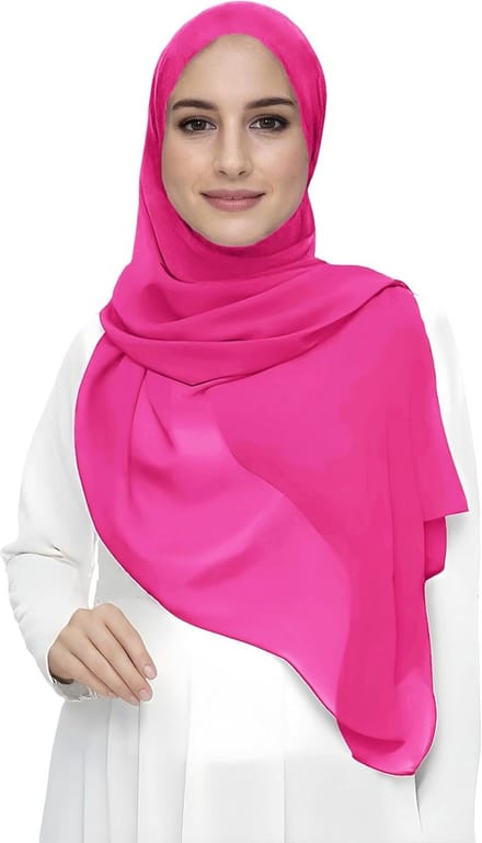 Lichte Chiffon Hijab Sjaal voor Dames - Mooie Hoofddoek