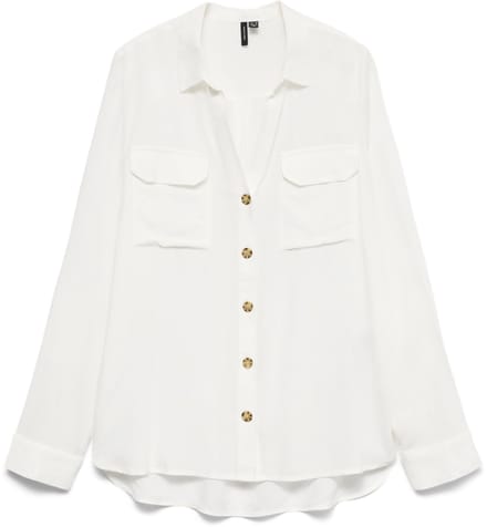 VERO MODA - VMBUMPY L/S SHIRT NEW WVN Dames Blouse