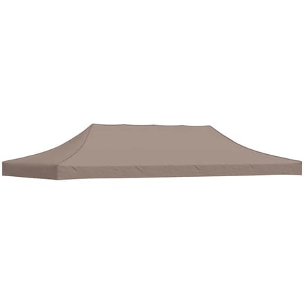 vidaXL - Partytentdak - 270 - g/m² - 6x3 - m - taupe