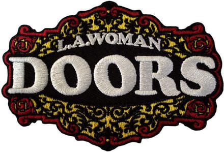 The Doors - LA Woman Patch - Zwart/Multicolours