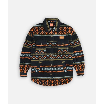 Fleece Jack Oxbow Jacquard sherpa overshirt HOMEY