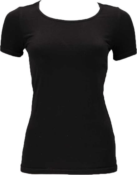 Apollo dames T-shirt bamboe 2-pack  - S  - Zwart