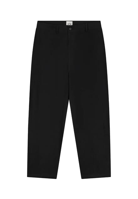 Lange broek mannen linnen pak broek zwart