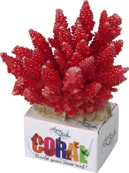 Aqua Della - Aquariumdecoratie - Vissen - Coral Module Acropora M - 11,5x10,5x9cm Rood - 1st