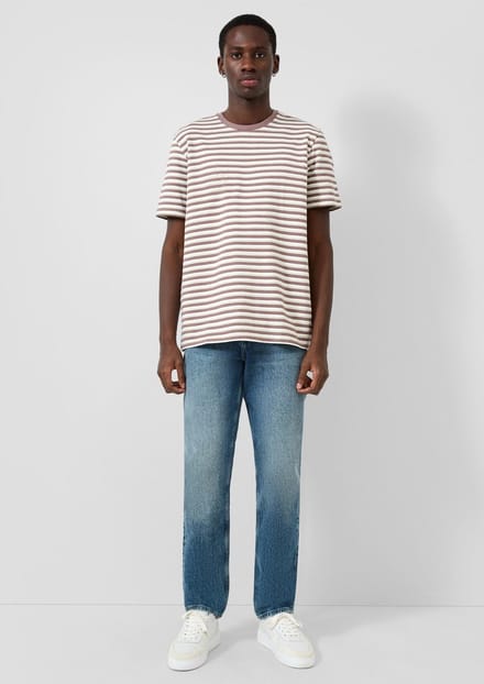 Rechthoekige Jeans met een midden-hoge taille QS Pete