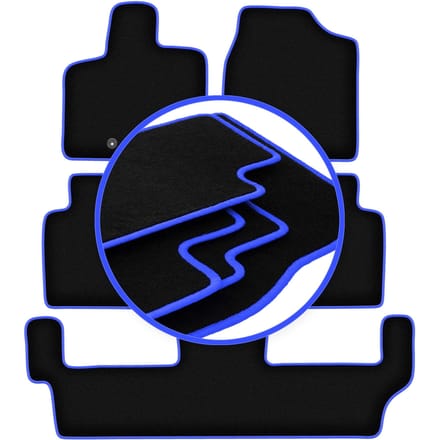 CARLUX-BLUE automatten voor: Dodge Grand Caravan IV 7-zits (2008-2016)