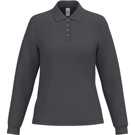 Damespolo met lange mouwen iDeal Basic Brand