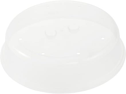 Microwave Deksel 26.5 cm - Transparant - Kunststof - Vaatwasserbestendig