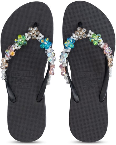 Uzurii | Teenslippers | Dames | Zwart | Maat 41/42