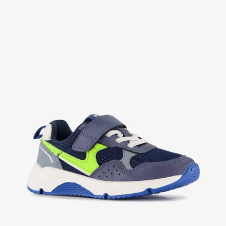 Blue Box jongens sneakers blauw groen - Maat 29