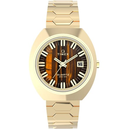 Timex Time Machine Reissue TW2Y45200 Horloge - Staal - Goudkleurig - Ø 39 mm
