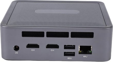 Mini PC - Compacte Computer Desktop - Multitasken en Gaming - Ryzen 7 5825U Processor - Dubbel 4K Display - Zwart