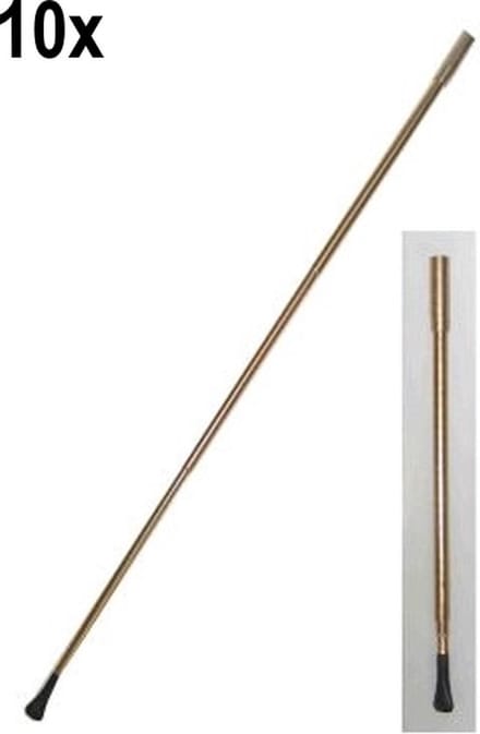 10x Sigarettenpijp telescoop goud