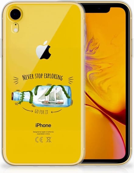 Apple iPhone Xr Telefoonhoesje met Naam Boho Bottle