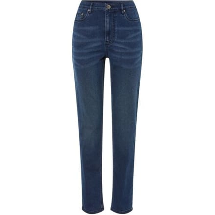 esmara Dames thermo jeans - Straight Fit (36, Donkerblauw)