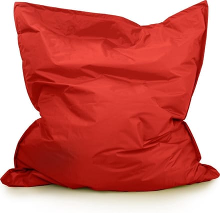 Drop & Sit zitzak XL - Nylon - Zitzakfauteuil - Woonkamerzitzak - rood - 130 x 150 cm