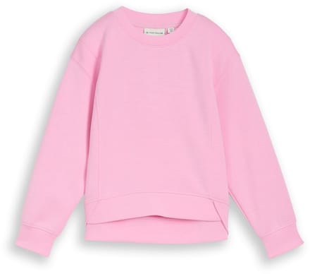 Tom Tailor - Cropped scuba sweatshirt - Maat 104/110 - lovely pink
