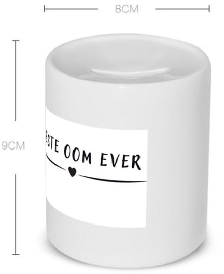 Akyol - beste oom ever Spaarpot - Oom - uncle - leuk cadeau voor je oom - 350 ML inhoud