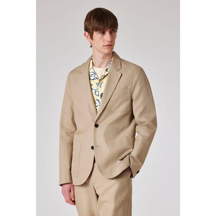 Paul Smith Mens 2 Btn Jacket Medium Beige Taglia: M | Blazers Outlet | Uomo | Marrone