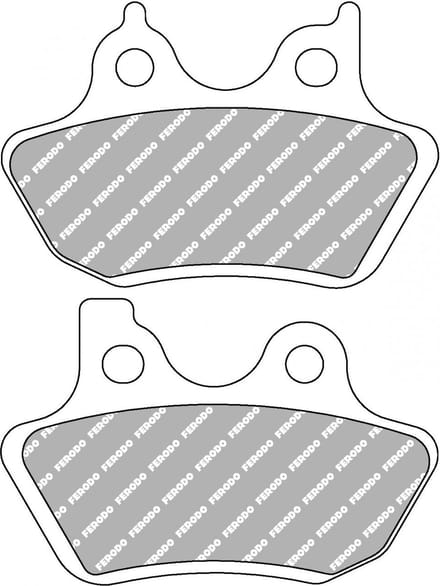 Plaquette de frein Ferodo pour Moto Harley Davidson 1584 FXDC Dyna Super Glide Custom 2007 AV Neuf