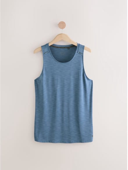 Next - Heren - Active Gym trainingshemd - Blauw