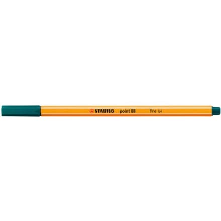 STABILO point 88 - Fineliner 0,4 mm - Turquoise Groen - per stuk