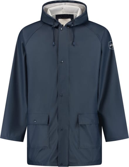 JS Regenjas PU - Navy - Maat S