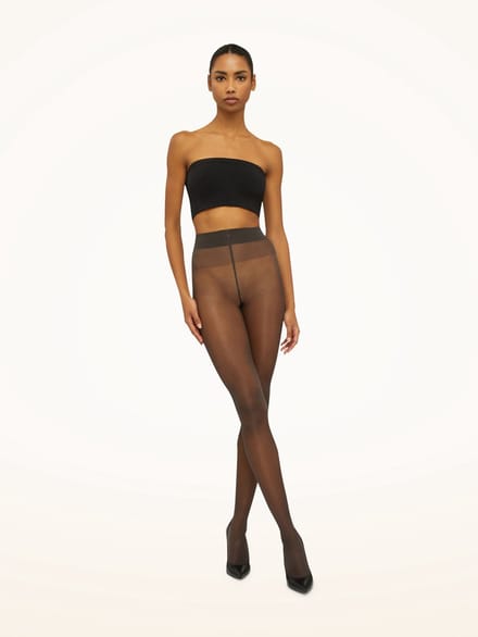 WOLFORD Satin Touch 20 Tights Beenmode Dames - Zwart - Maat XS