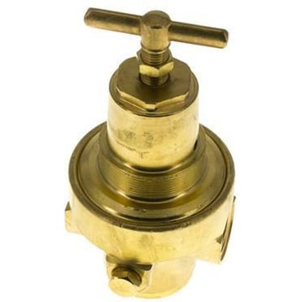 Drukregelaar G1/2'' 1500l/min 0.2-3.0bar/3-44psi Messing