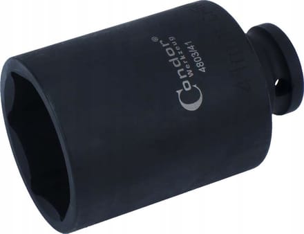 Slagdoppenset 1/2", 41 mm, 6-kant, lang
