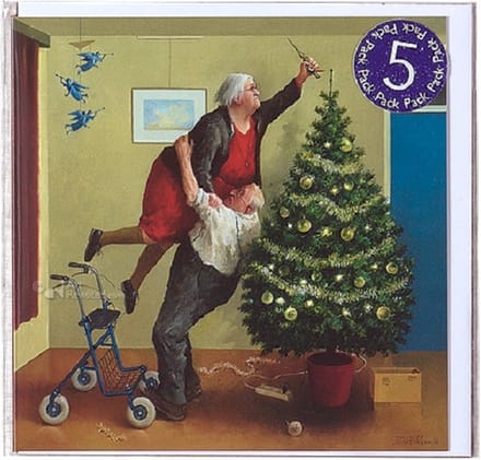 Art Revisited Kerst kaarten 5 pack Marius van Dokkum - Kerstengeltjes